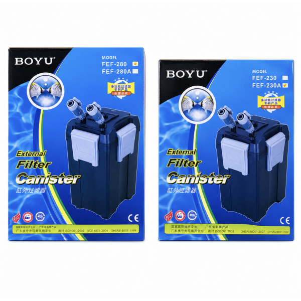 BOYU EXTERNAL FILTER CANISTER